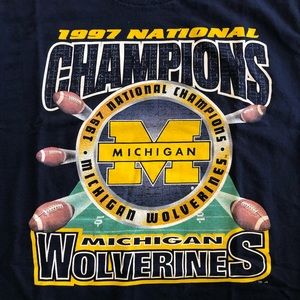 1997 NATIONAL CHAMPIONS MICHIGAN T-SHIRT